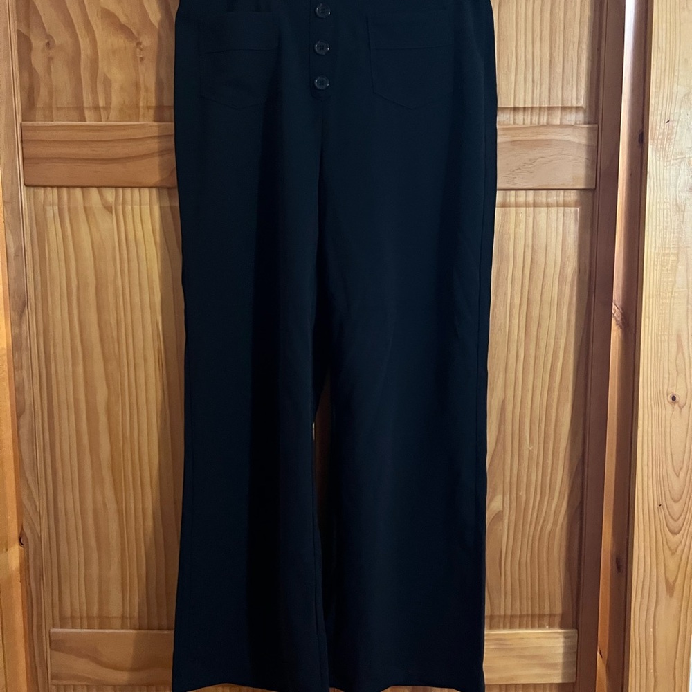 Women’sBlack Dress Pants - Classic Straight Leg